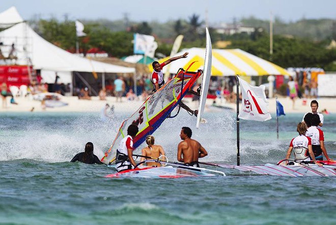 Bjorn Saragosa - PWA Aruba Hi Winds Grand Slam 2011 ©  John Carter / PWA http://www.pwaworldtour.com